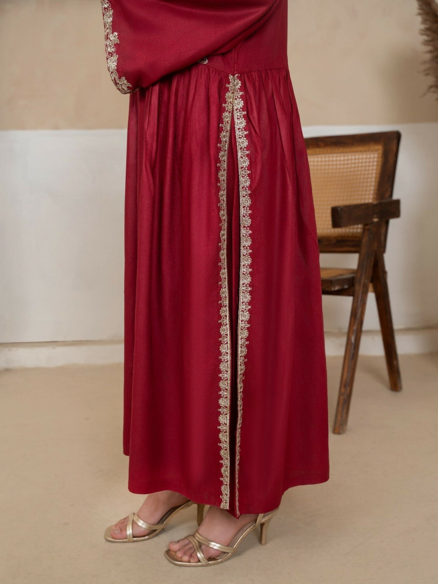 Stylish Collection Amaya Pret Linen Embroidered Stitched 2-Piece Suit-Alishba