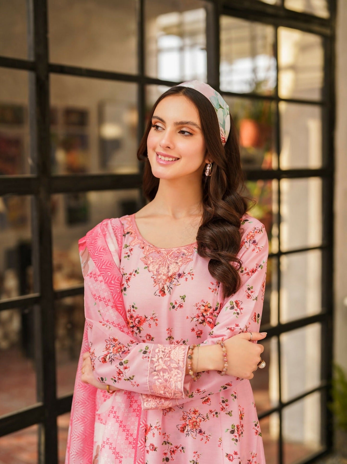 Panache Apparel Daily Essentials RTW Swiss Lawn Printed Stitched Suit-Embelia