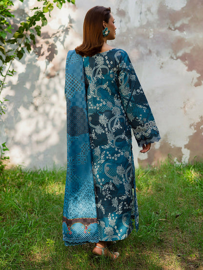 Parishay Rang e Sarma Khaddar Embroidered Stitched 3-Piece Suit-SAR-01