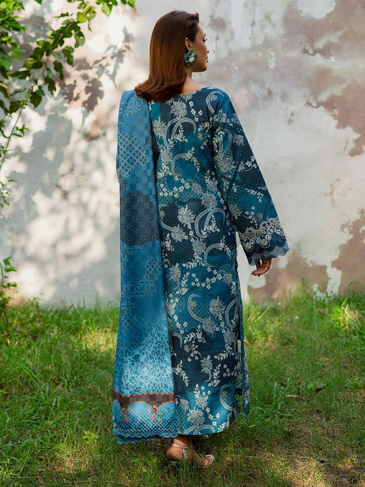 Parishay Rang e Sarma Khaddar Embroidered Stitched 3-Piece Suit-SAR-01