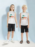Velvour Poly Athletic Sleeveless Tracksuit-VST61-C