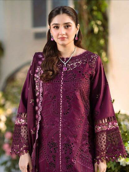 Binilyas Freesia Lawn Embroidered Stitched 3-Piece Suit-106-A