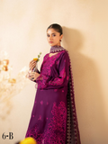 RajBari Jahaan Premium Festive Lawn Embroidered Unstitched 3-Piece Suit-NORA 6-B