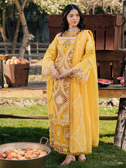 Parishay Summer Queen Vol 2 Lawn Embroidered Unstitched 3-Piece Suit-SQU-02