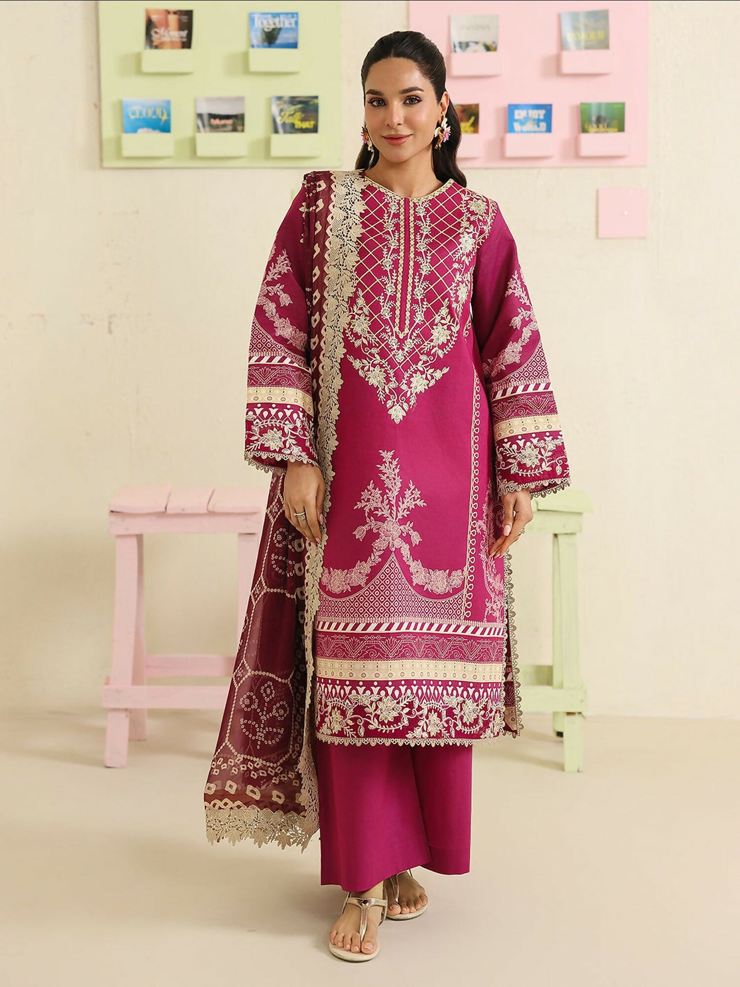 Mahnur Anaya Vol.2 Lawn Embroidered Stitched 3-Piece Suit-AN-2-20