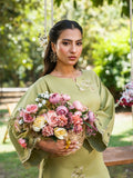 Sehrish Kanwal Doria Lawn Embroidered Stitched 2-Piece Suit-Moss