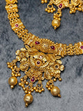 H&A Jewellery Rajwari Indian Jewelry Set with Ruby Stone