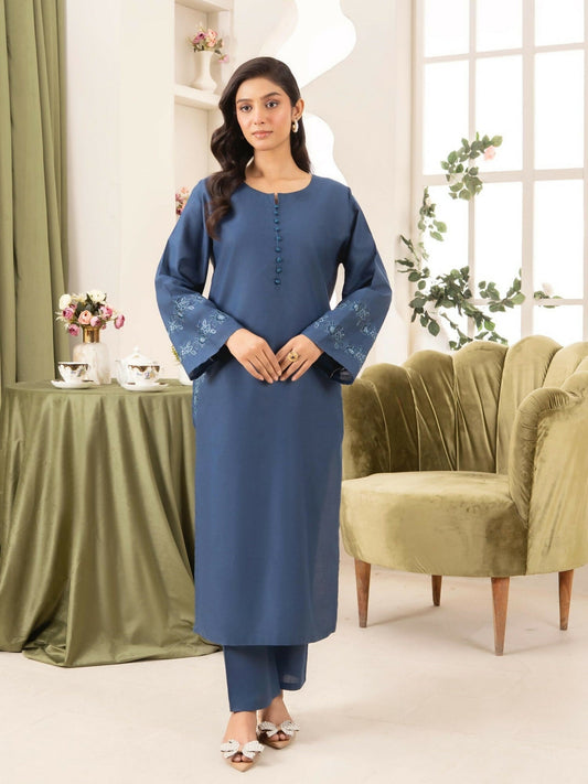 Stylish Collection Aaraish Cotton Embroidered Stitched 2-Piece Suit-Chic Pocket