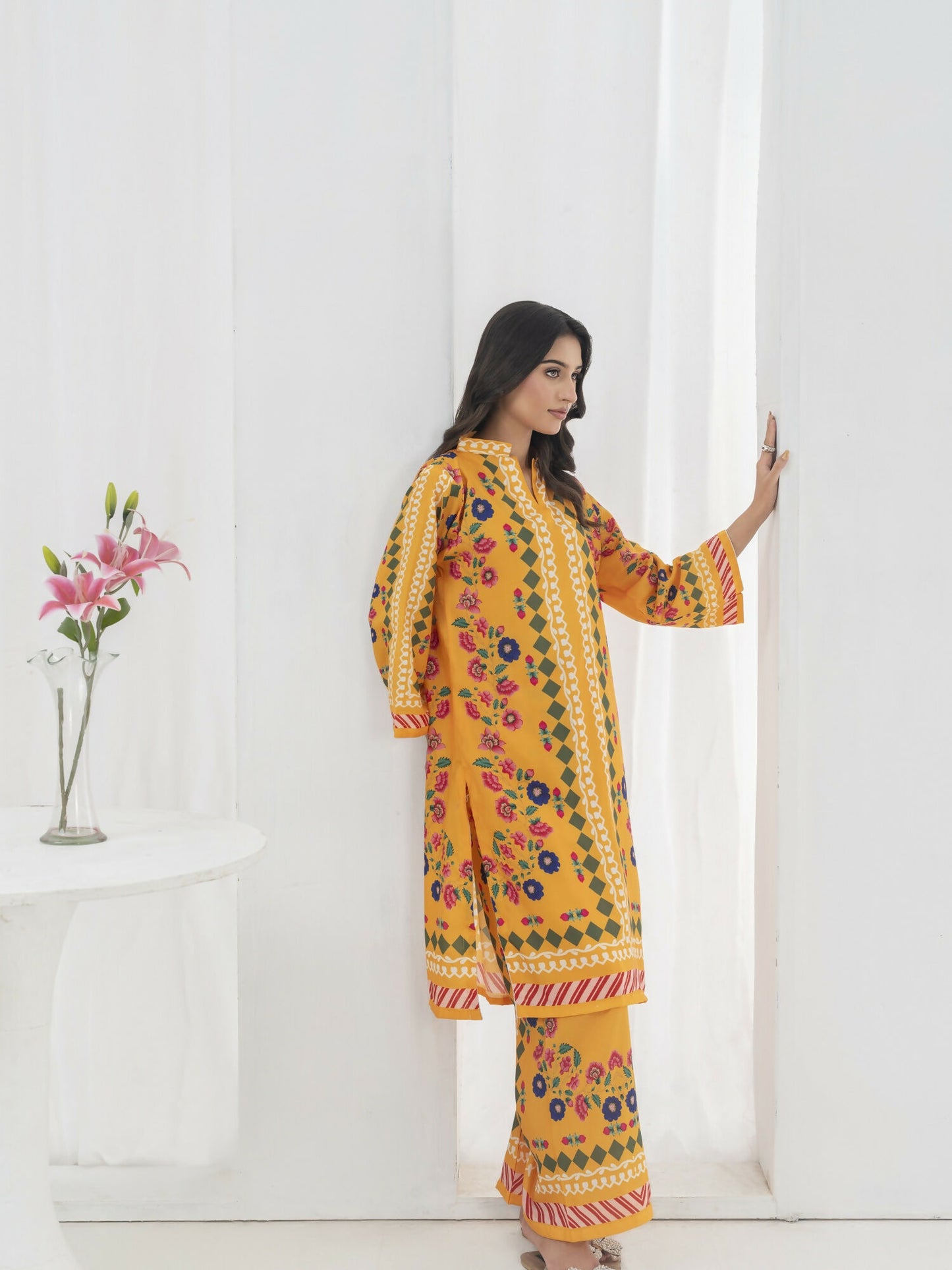 Stylish Collection Lawn Printed Co-Ord Set-Sehar