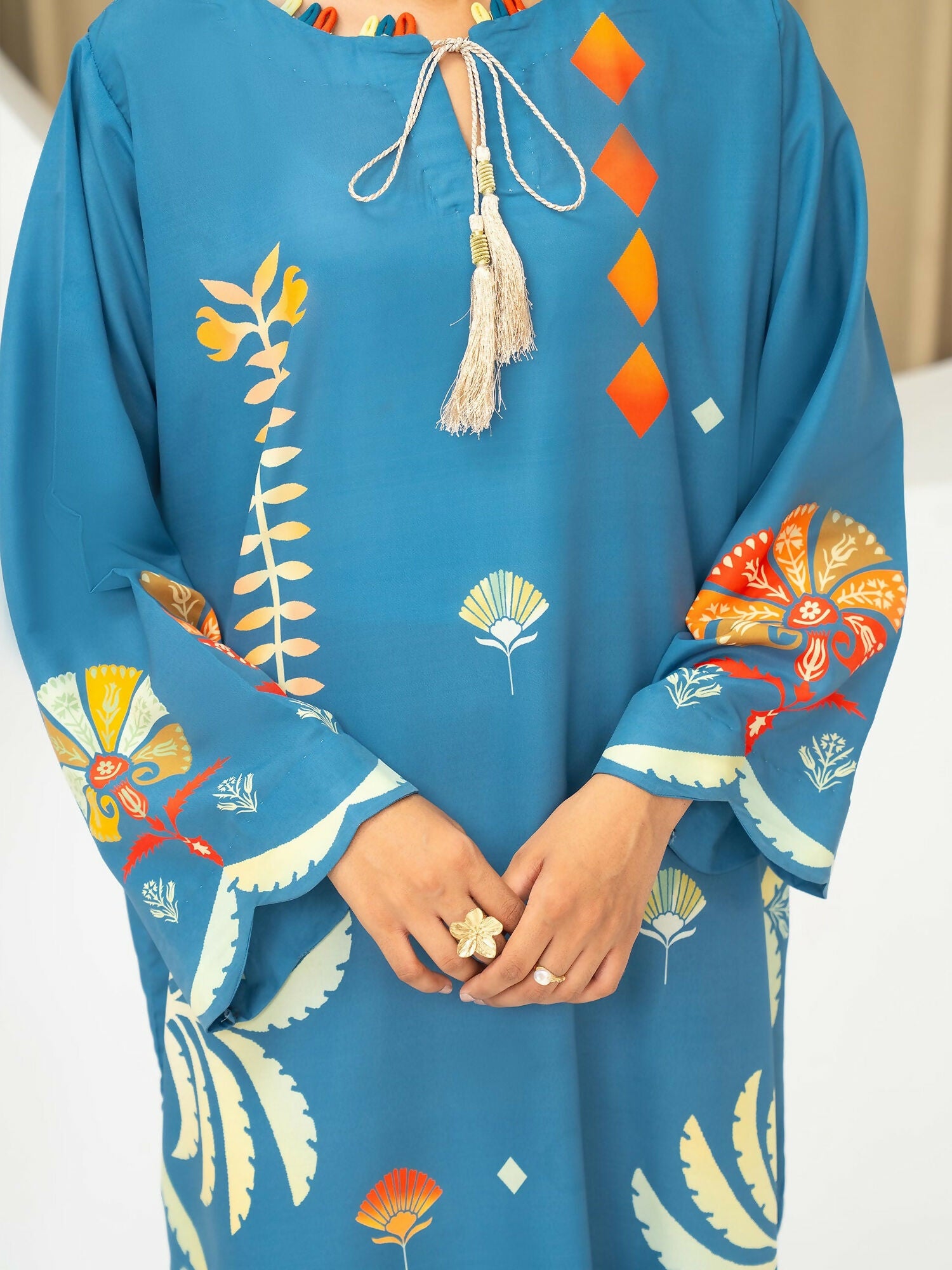 Panache Apparel Florise Lawn Printed Top-Aurix