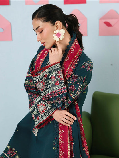 Mahnur Anaya Vol.2 Lawn Embroidered Stitched 3-Piece Suit-AN-2-09