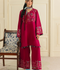 Mannat Clothing Boho Summer'26 Cotton Embroidered Stitched Suit-Crimson Muse