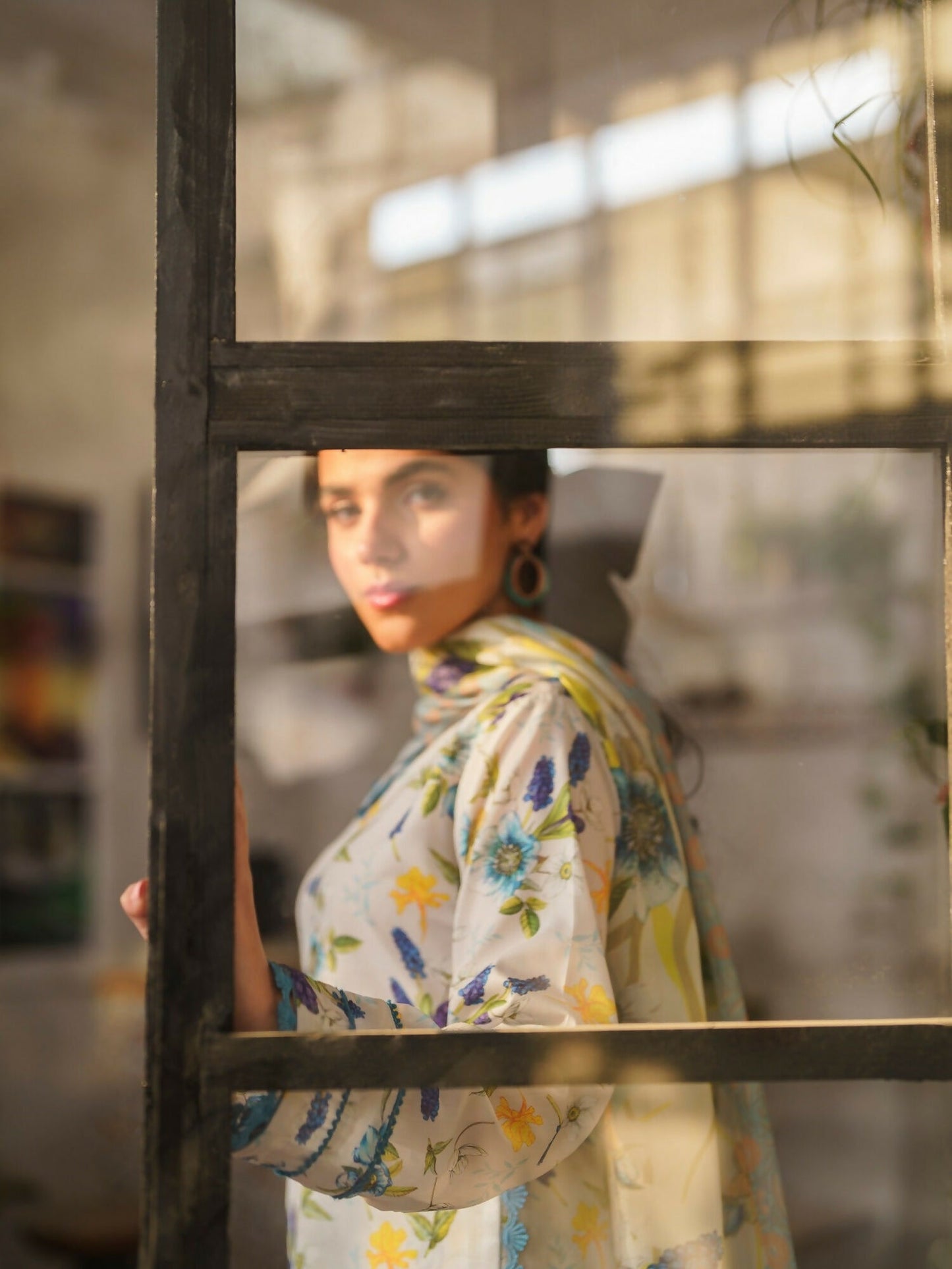 Panache Apparel Daily Essentials RTW Lawn Printed Stitched 3-Piece Suit-Willow