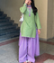 Alina Lime Lawn Stitched 3-Piece Suit-Pistachio Bloom