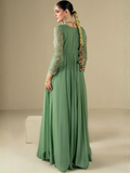 Hani & Umaima Chiffon Embroidered Pishwas-Lvana