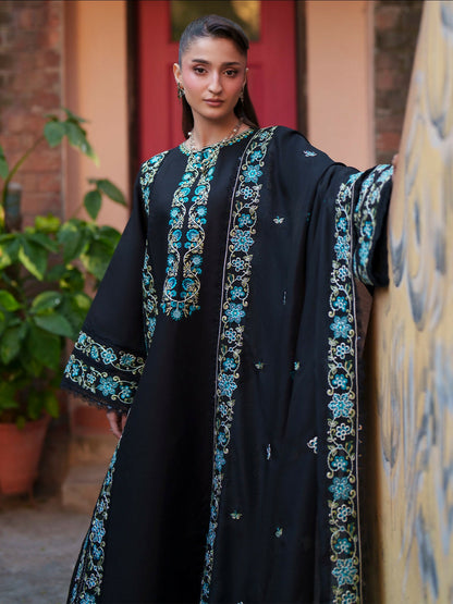 Mahnur Fiona Lawn'26 Embroidered Unstitched 3-Piece Suit-F-11