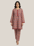 Bin Shaukat Khaddar Printed Stitched 2-Piece Suit