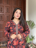 Bin Shaukat Khaddar Karandi Printed Stitched 2-Piece Suit