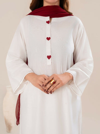 Stylish Collection Luxe Edit Linen Stitched 3-Piece Suit-Noor