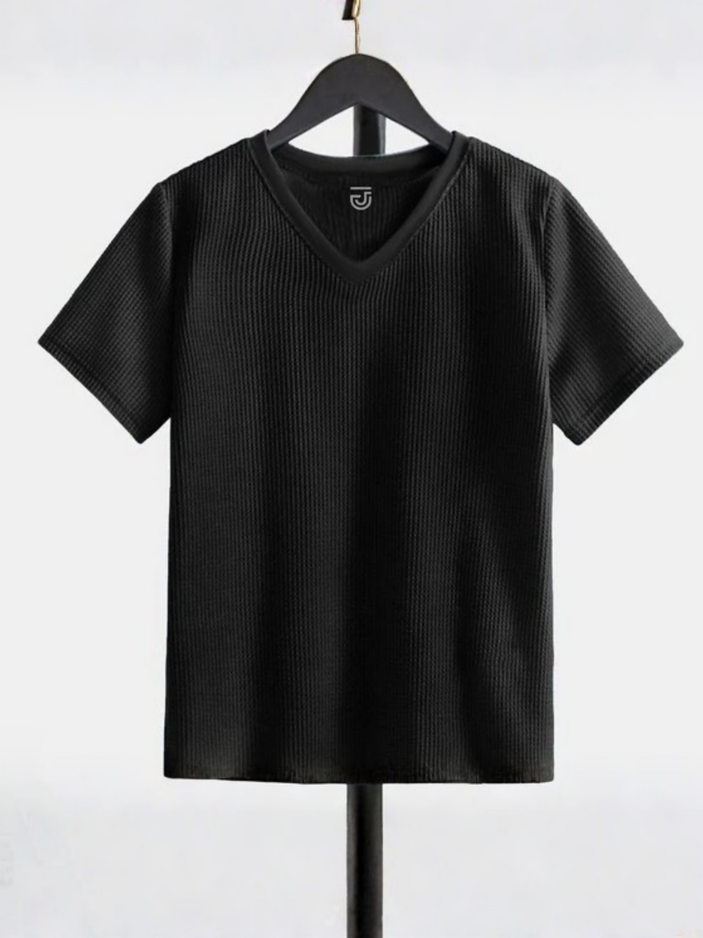 Black Jupiter Printed T-Shirt-14524