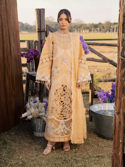 Parishay Summer Queen Vol 2 Lawn Embroidered Unstitched 3-Piece Suit-SQU-08