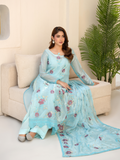 Noori Silk Embroidered Stitched 3-Piece Suit