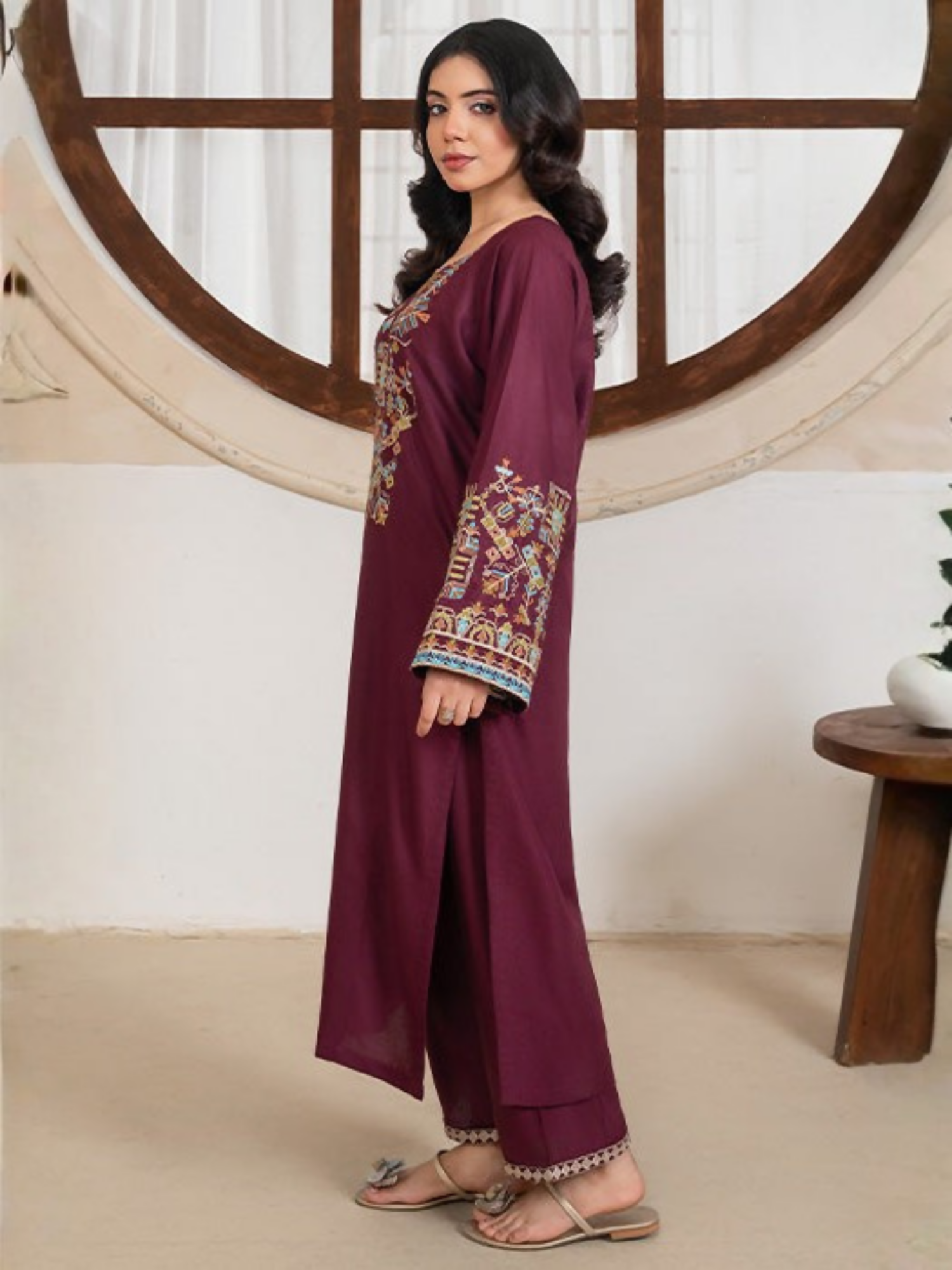 Stylish Collection Whisper Pret Linen Embroidered Stitched 2-Piece Suit-Bedford Embroidered