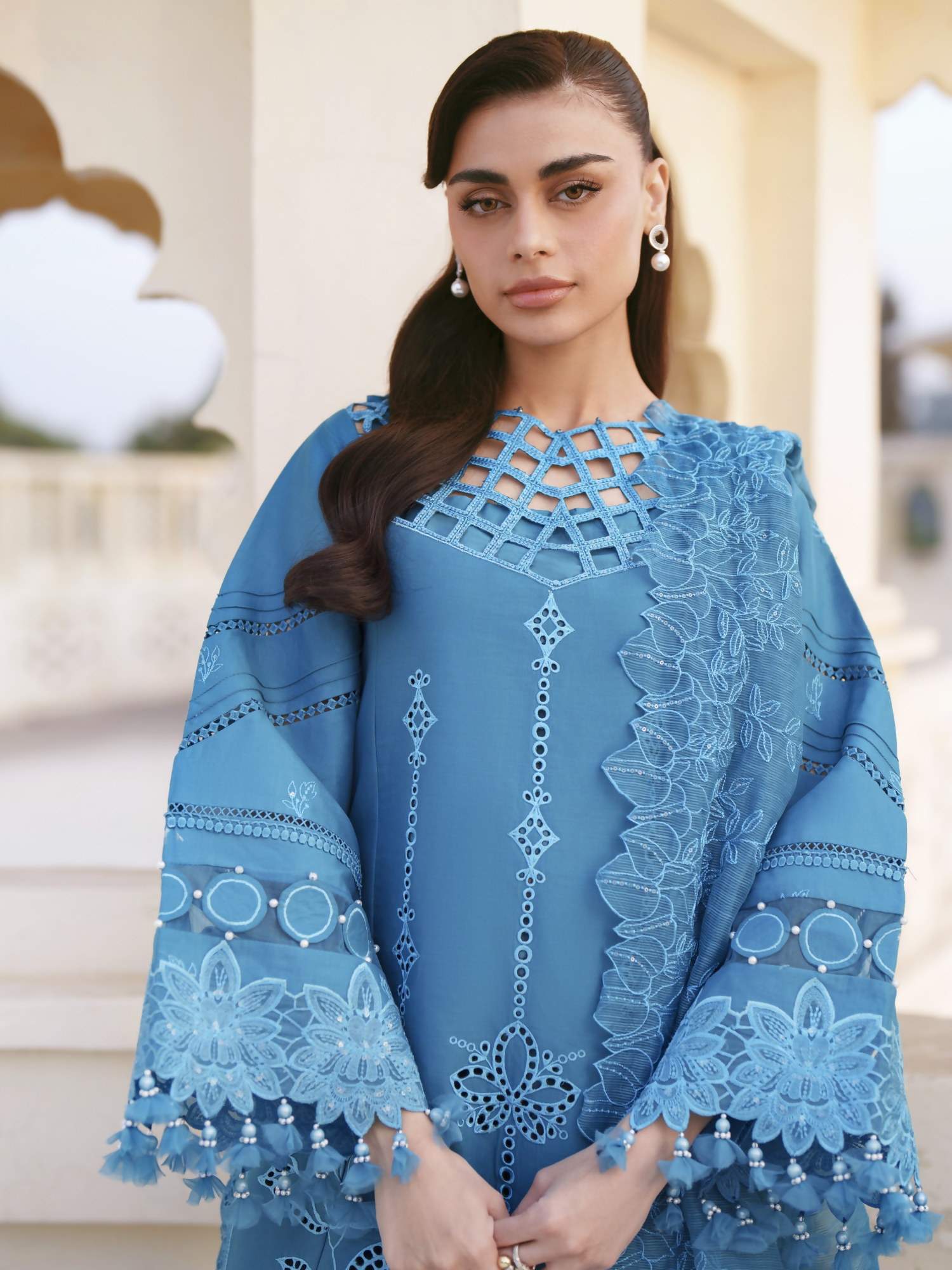 Parishay Shangrila Lawn Embroidered Unstitched 3-Piece Suit-SLA-13