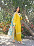 Panache Apparel Serenity Cotton Lawn Embroidered Stitched Suit-Golden Glow