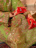 Fatima Hussain Lawn Embroidered Unstitched 3-Piece Suit-Lamia