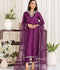 Allure By IH Luxury Pret Raw Silk Embellished Stitched 3-Piece Suit-Shanaya