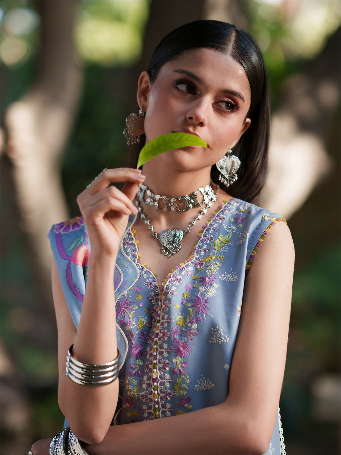 Binilyas Heritage Dore Summer'26 Lawn Embroidered Unstitched 3-Piece Suit-172-A