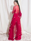 Hussain Rehar Basic Not Basic 2 Organza Embellished Stitched 3-Piece Suit-Lyra