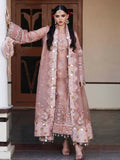 Hussain Rehar Darlings Festive'25 Organza Embroidered Unstitched 4-Piece Suit-Danara