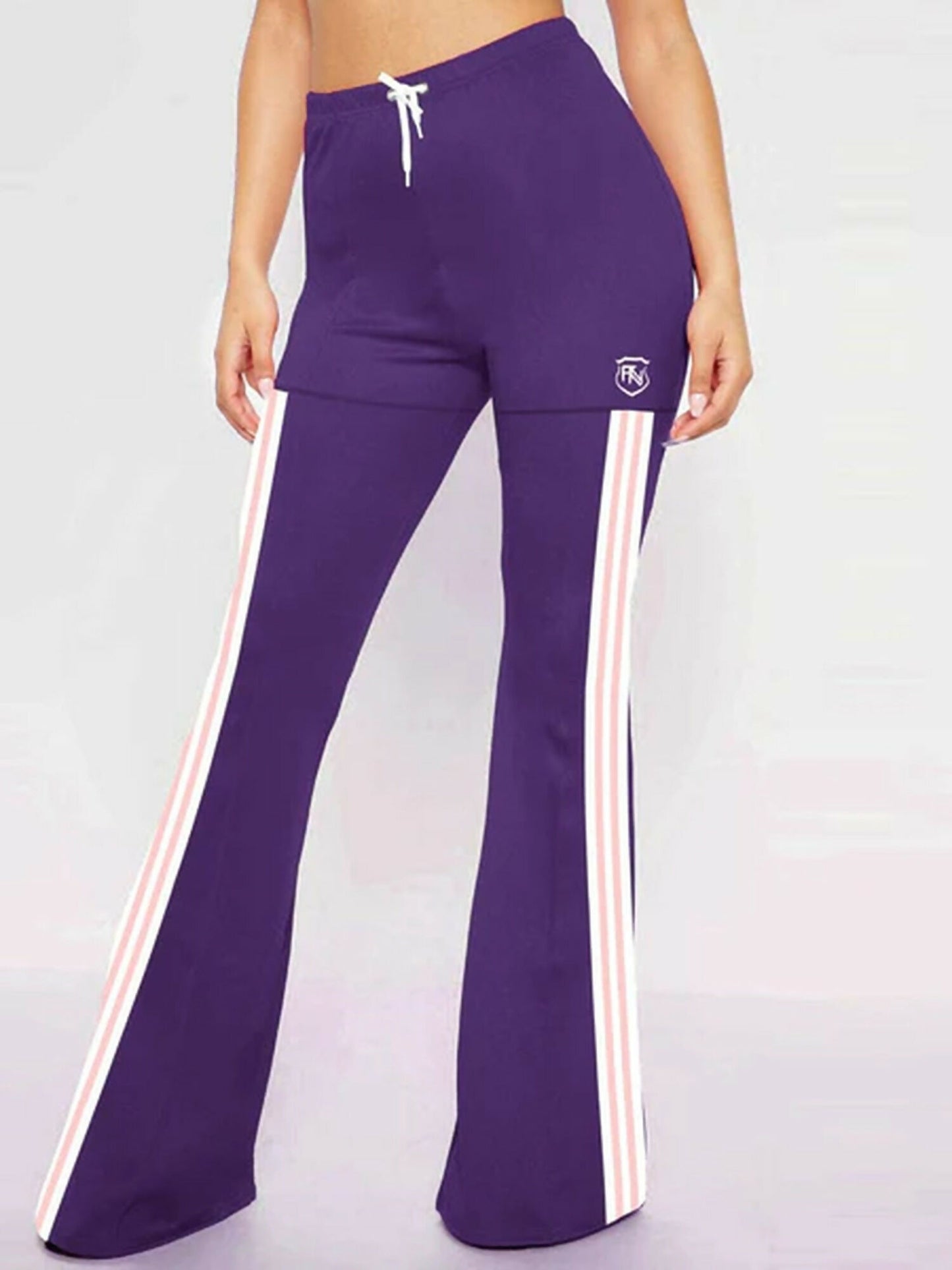 Funky's Plain Flared Bottom High Rise Trouser-11305