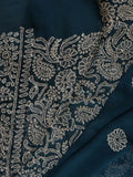 AB Hand Embroideries Chiffon Embroidered Unstitched 2-Piece Suit