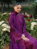 Binilyas Freesia Luxury Lawn Embroidered Unstitched 3-Piece Suit-105 - B