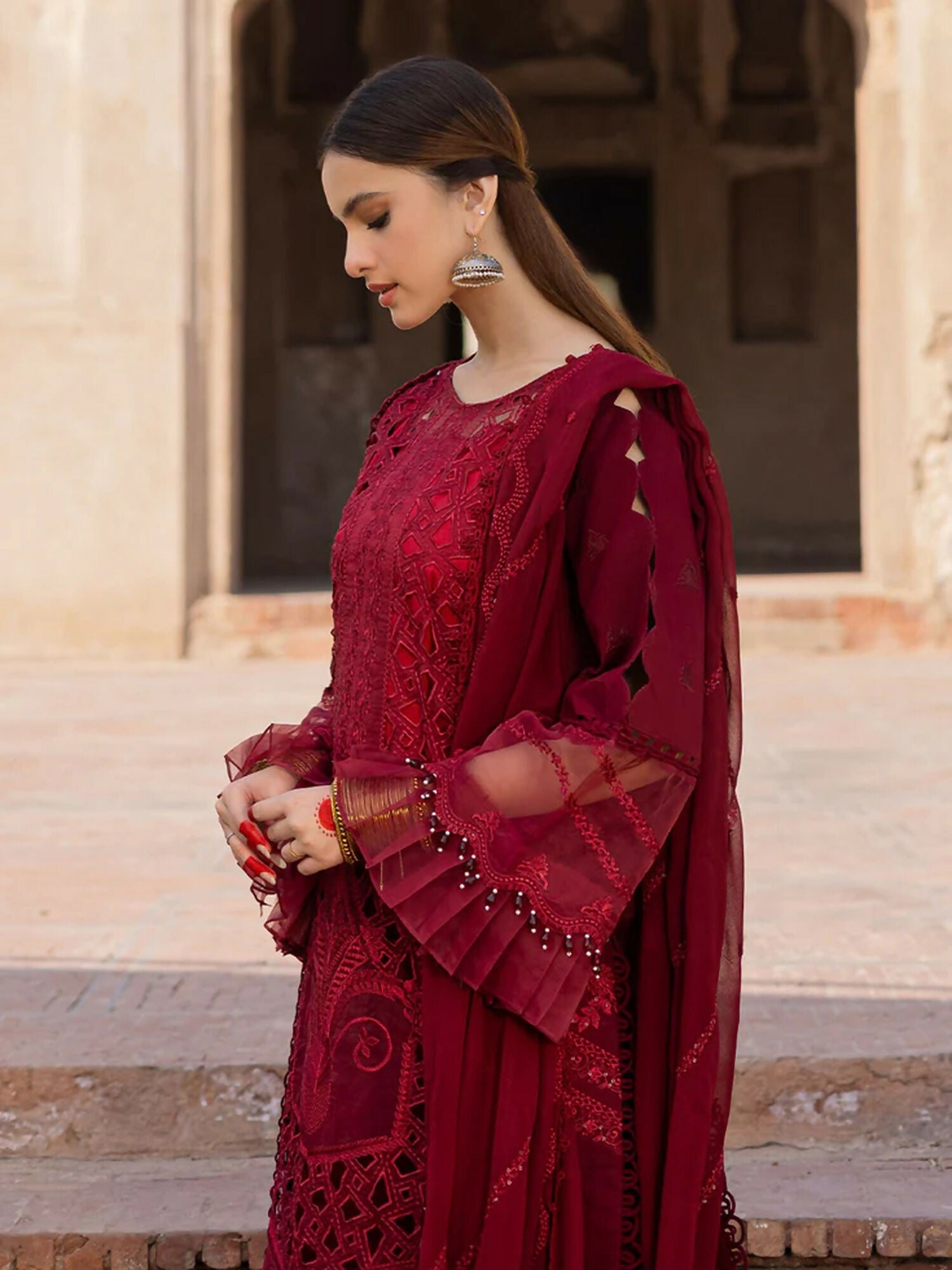 Parishay Mastani Lawn Embroidered Unstitched 3-Piece Suit-MA - 05