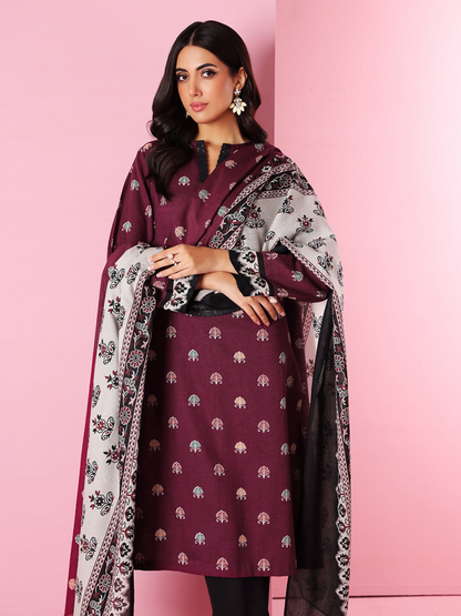 Nishat Khaddar Printed Unstitched 2-Piece Suit-42206263-R