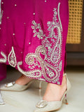 Allure By IH Fashion Calling Raw Silk Embellished Stitched 3-Piece Suit-Paisley