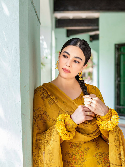 Mannat Clothing Chiffon Printed Dupatta-Nargis