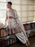 Hussain Rehar Pret SS'25 Raw Silk Embellished Stitched 3-Piece Suit-Inara