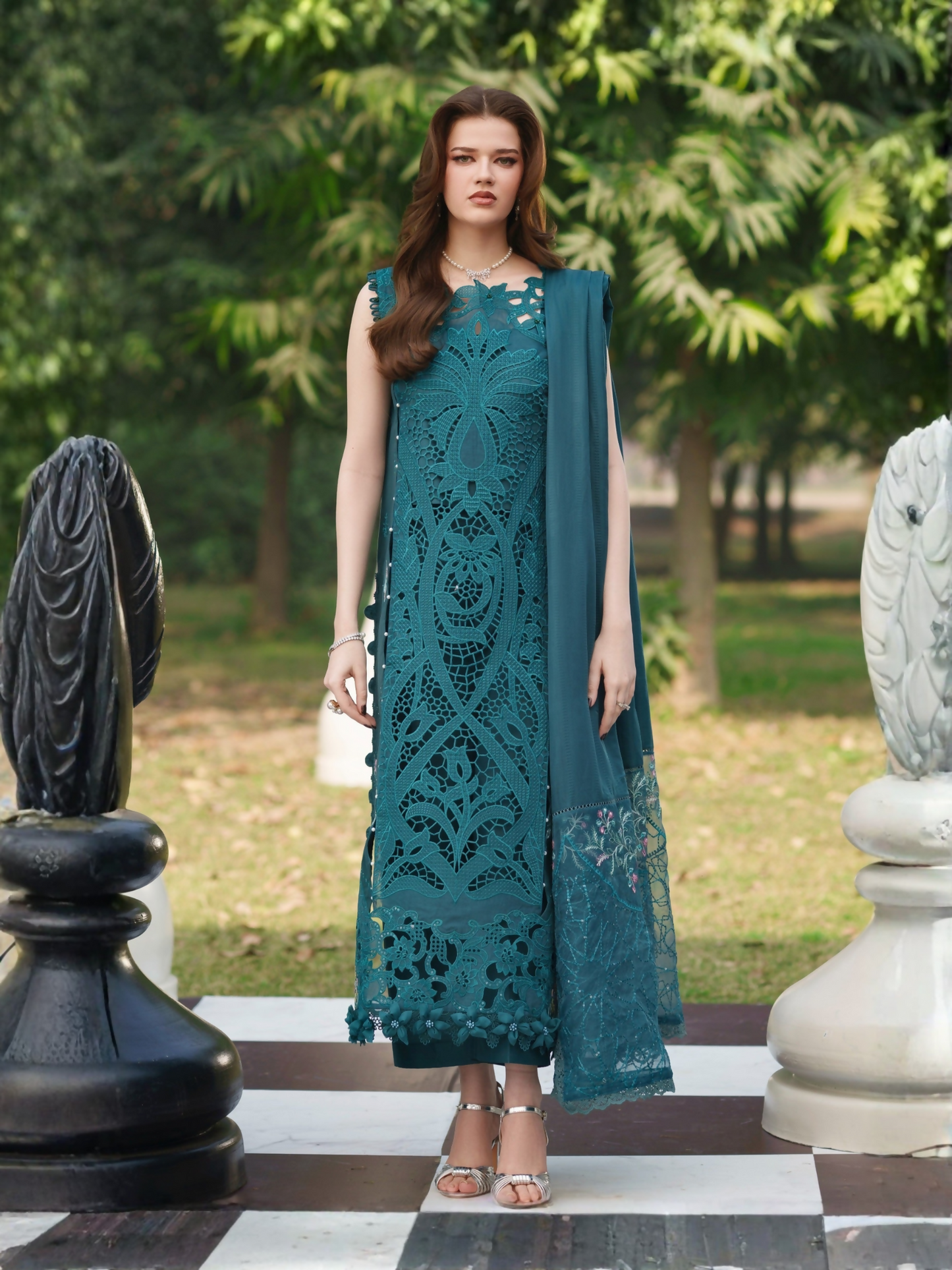 Parishay Summer Queen Lawn Embroidered Unstitched 3-Piece Suit-SQ-04