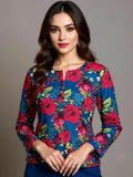 Bin Shaukat Lawn Printed Unstitched 2-Piece Suit-C-55