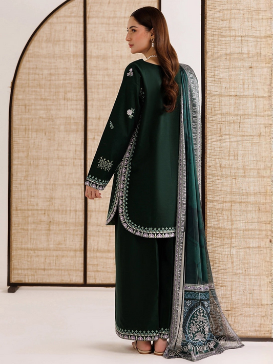 Panache Apparel Mistfall Vol II Cotton Embroidered Stitched Suit-Zivelle