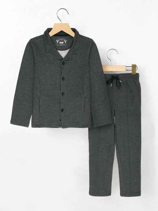 Velvour Fleece Tracksuit-VWT38-C