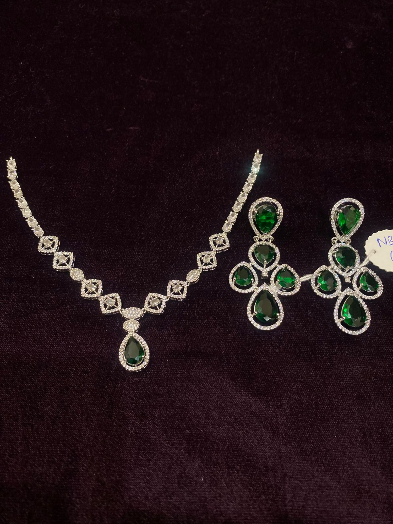 Fashion Hub by Noor Bilal - American Diamond Necklace Set