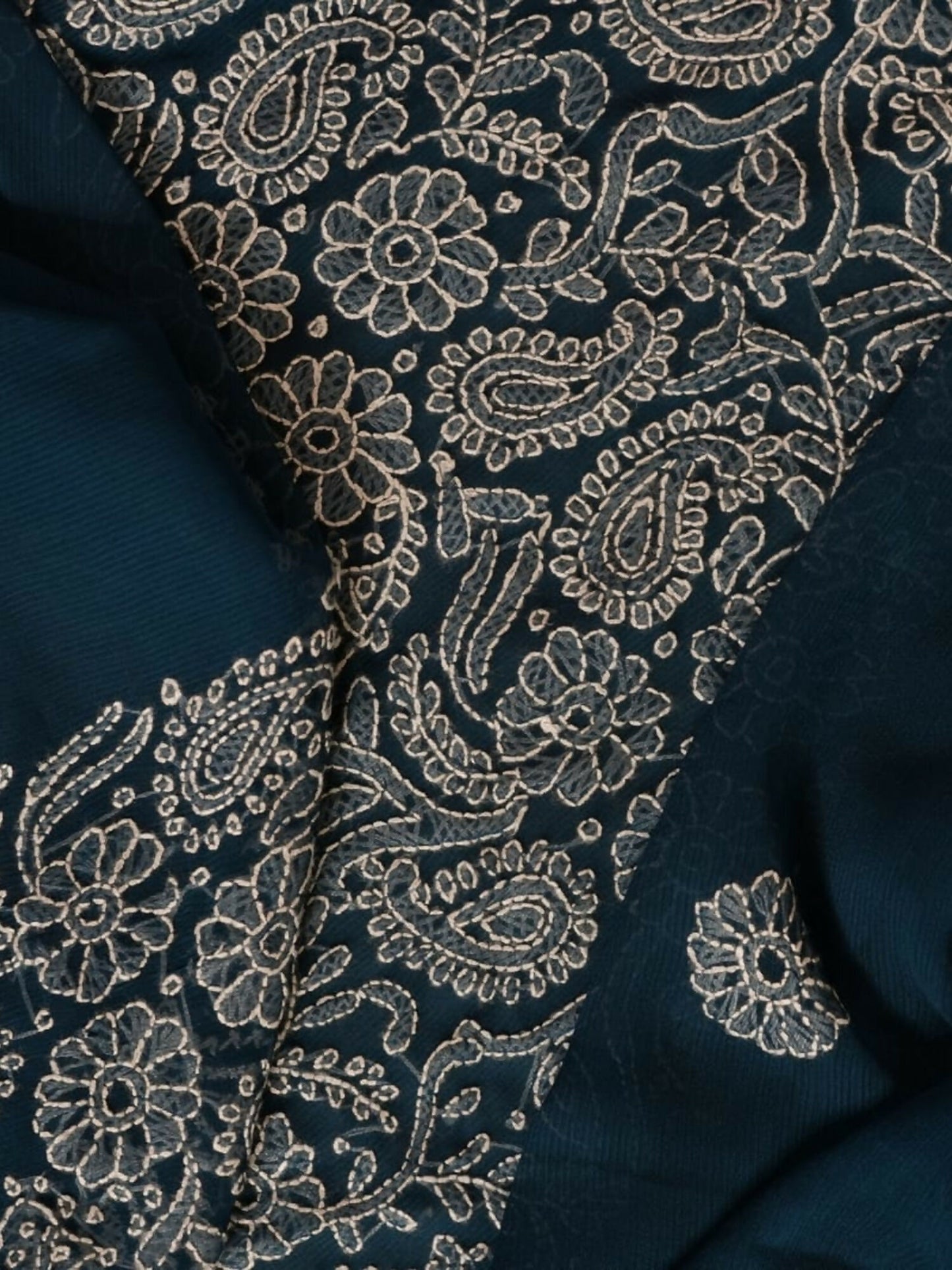 AB Hand Embroideries Chiffon Embroidered Unstitched 2-Piece Suit