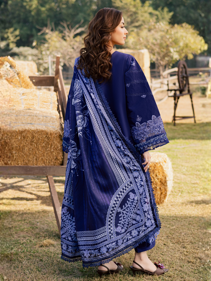 Parishay Summer Queen Vol 2 Lawn Embroidered Unstitched 3-Piece Suit-SQU-12