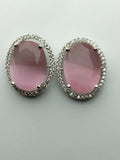 H&A Jewellery One Carat American Diamond Stud Earrings